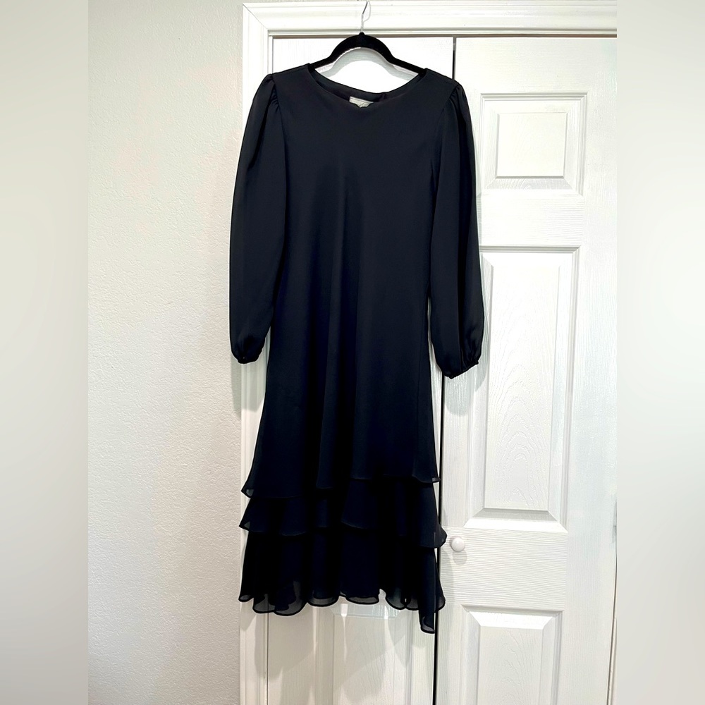 Black Layering Dress- not dainty jewells